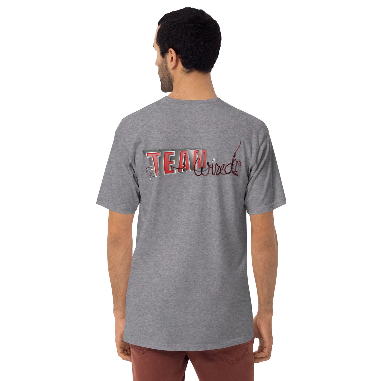 Team Wired-Men’s premium heavyweight tee