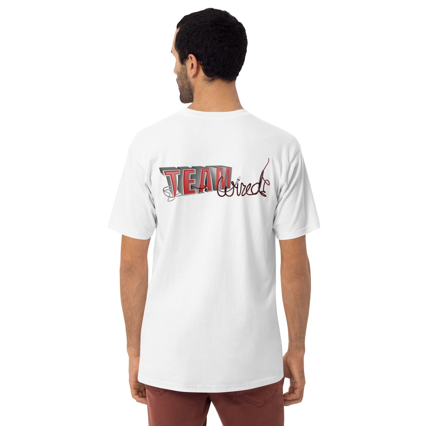 Team Wired-Men’s premium heavyweight tee