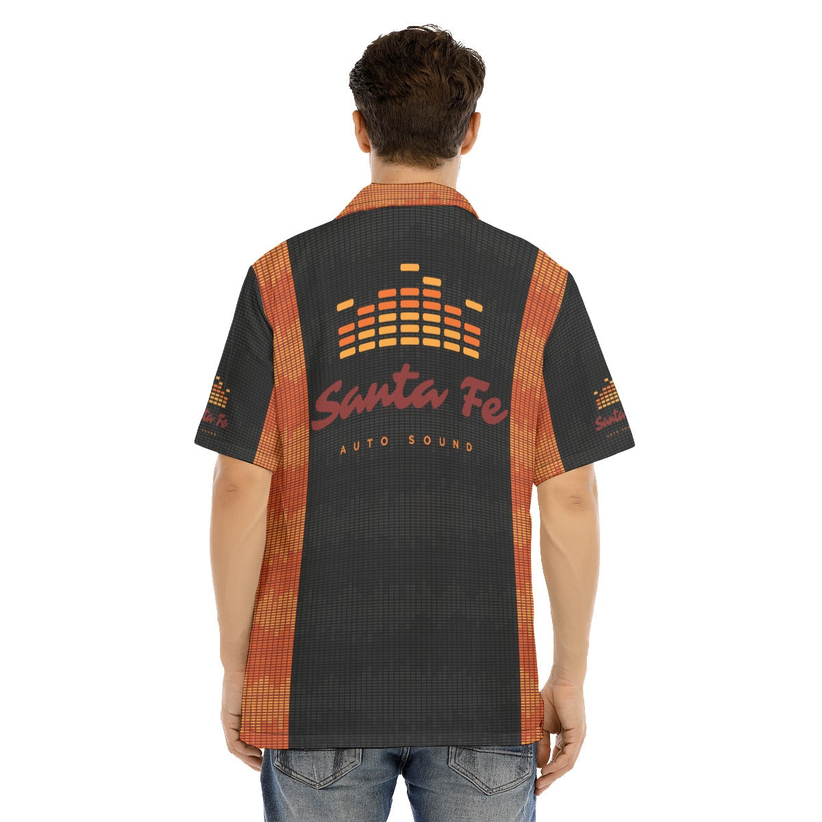 Santa Fe-All-Over Print Men's Hawaiian Shirt