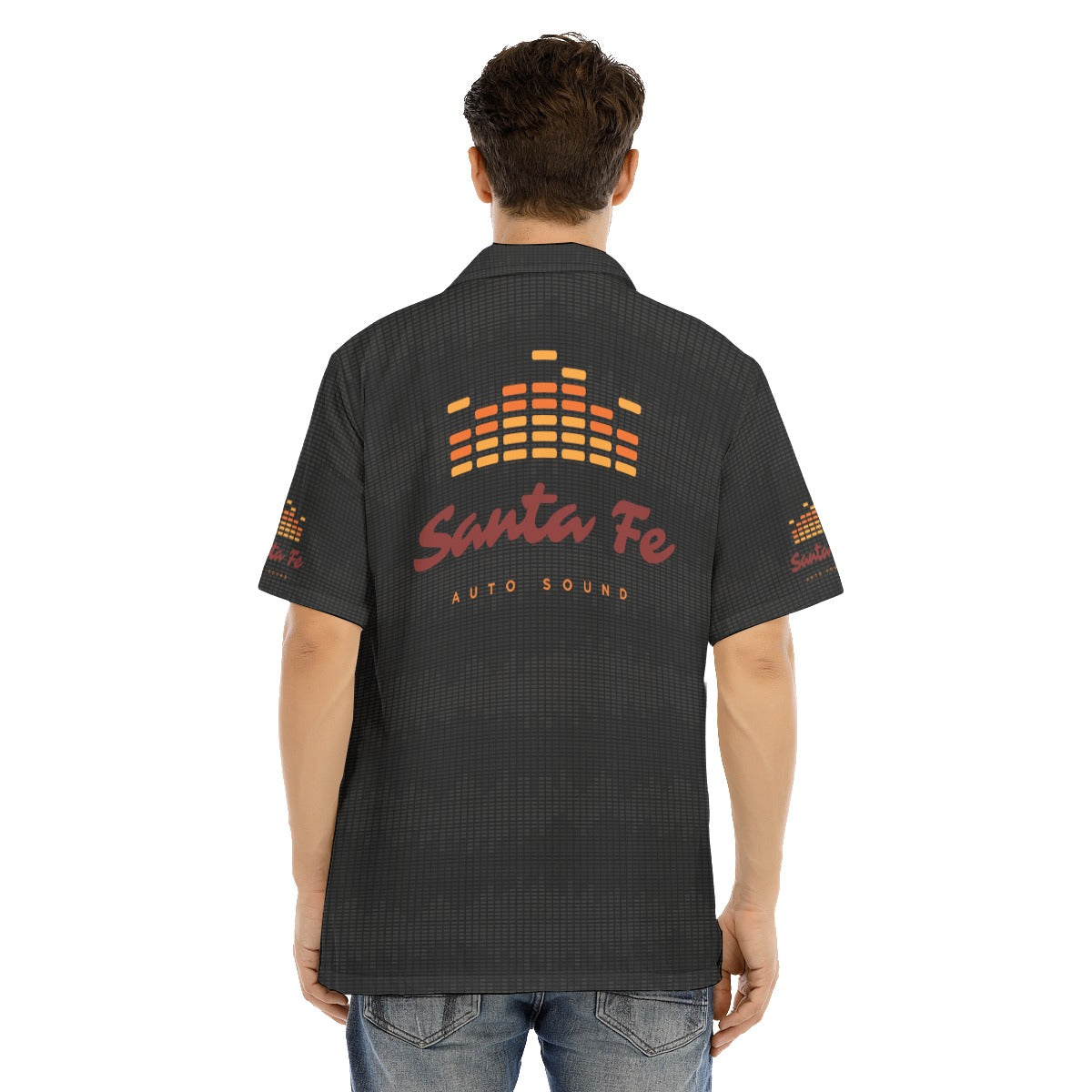 Santa Fe-All-Over Print Men's Hawaiian Shirt