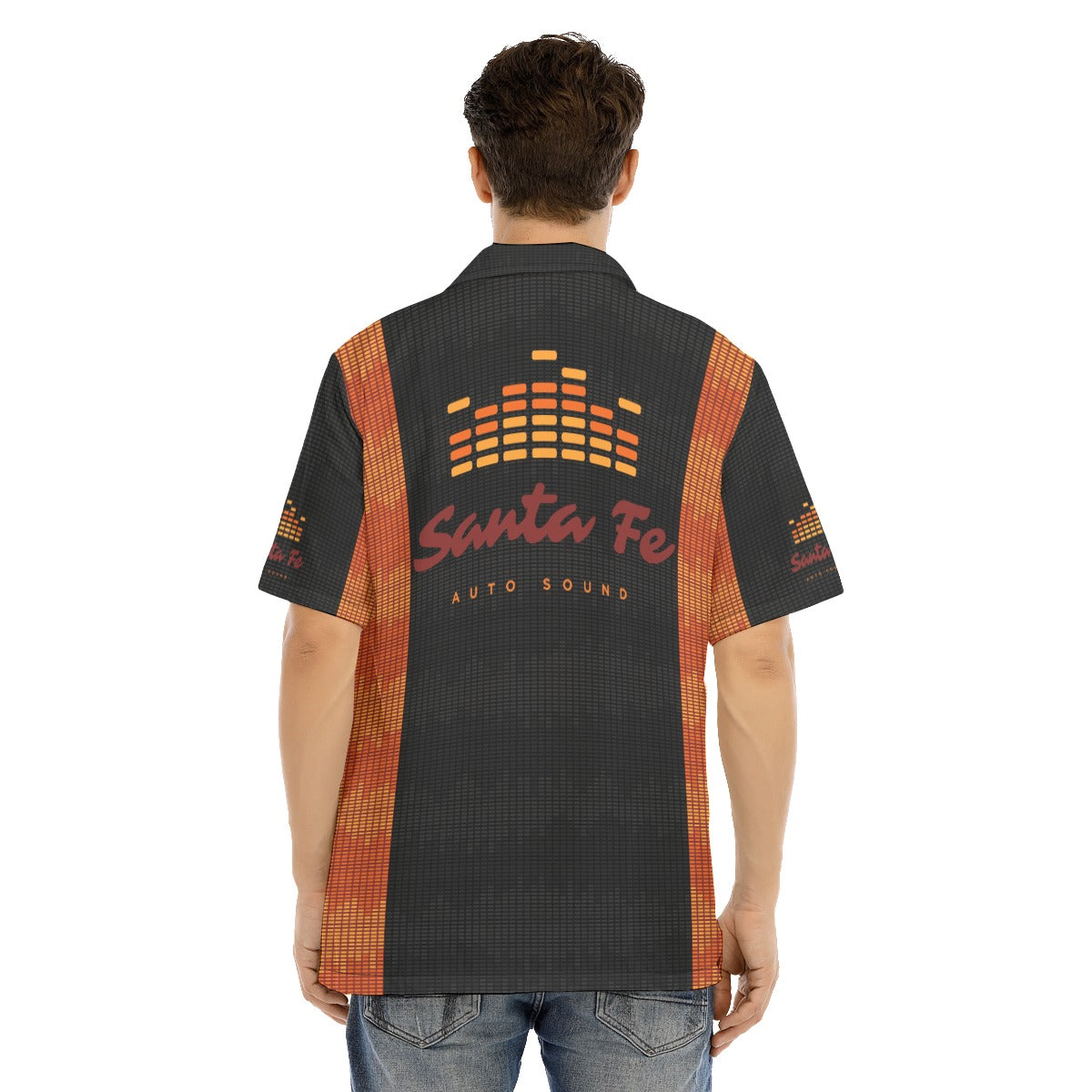 Santa Fe-All-Over Print Men's Hawaiian Shirt