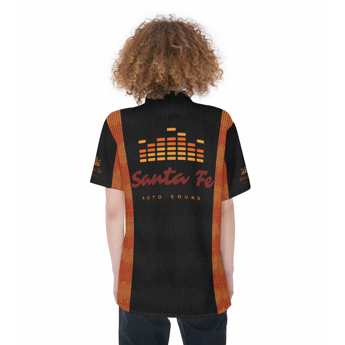 Santa Fe-All-Over Print Women's Short Sleeve Shirt With Pocket