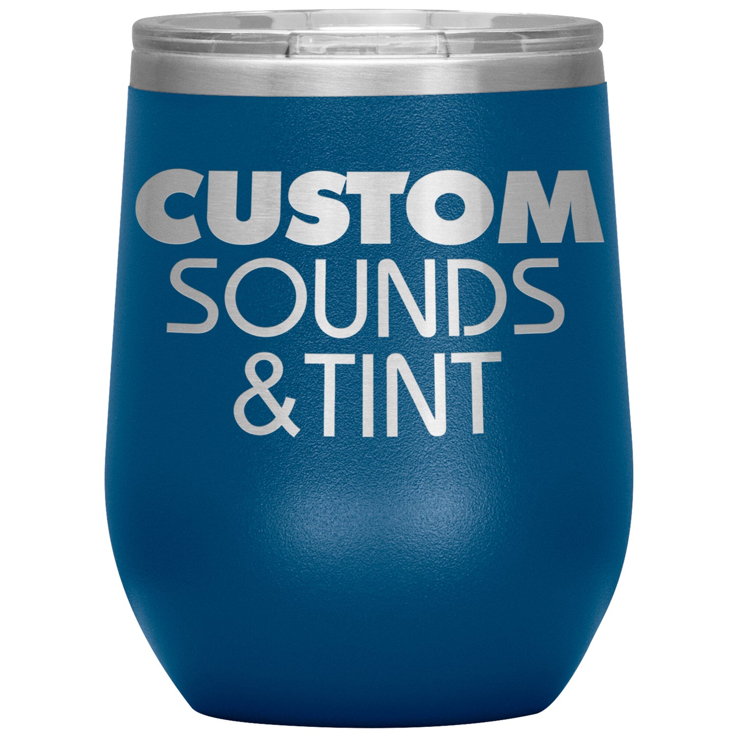 Custom Sounds & Tint-12oz Wine Insulated Tumbler
