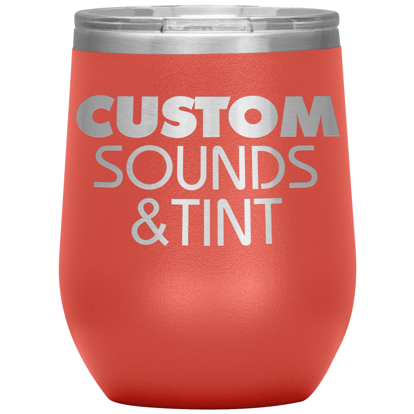 Custom Sounds & Tint-12oz Wine Insulated Tumbler