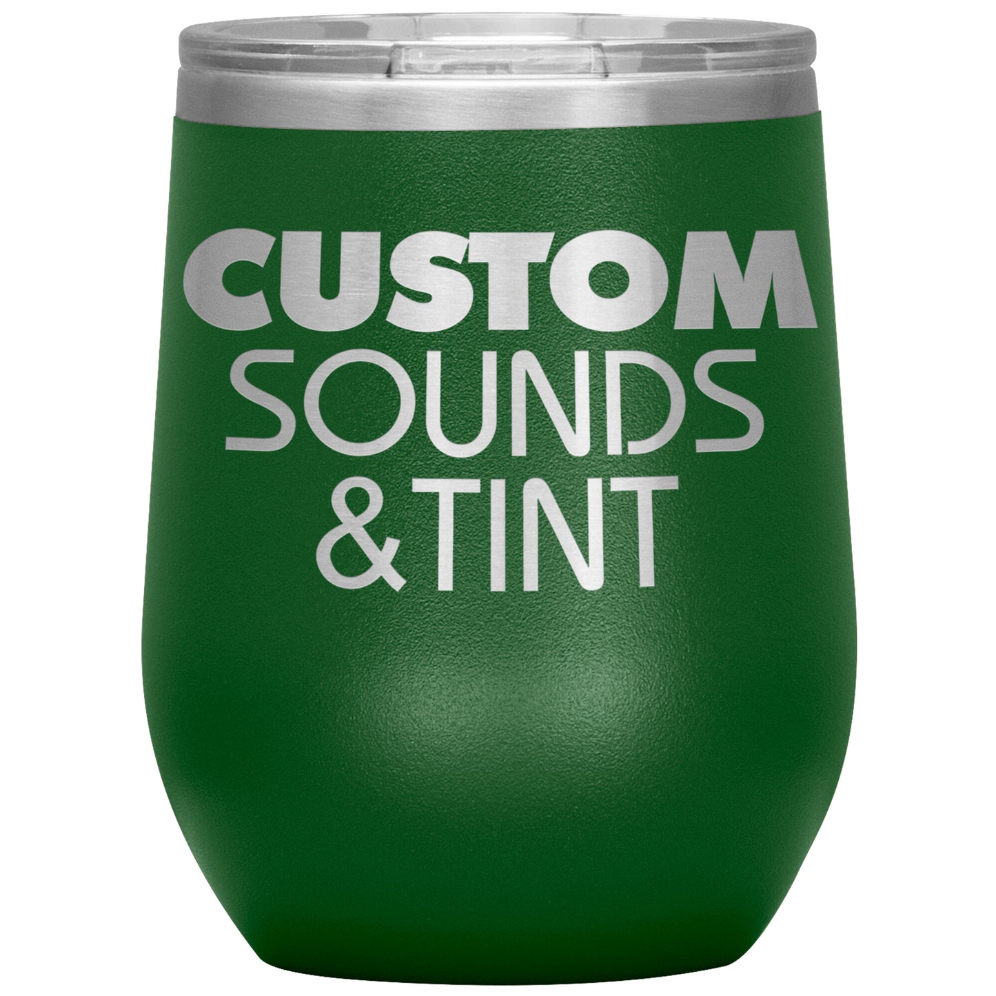 Custom Sounds & Tint-12oz Wine Insulated Tumbler