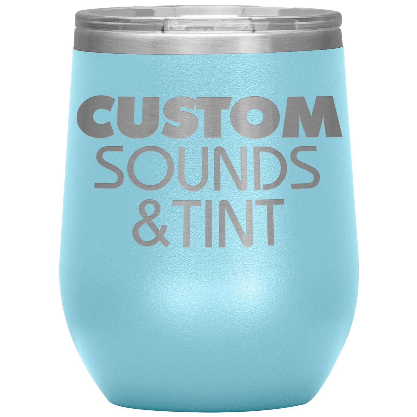 Custom Sounds & Tint-12oz Wine Insulated Tumbler