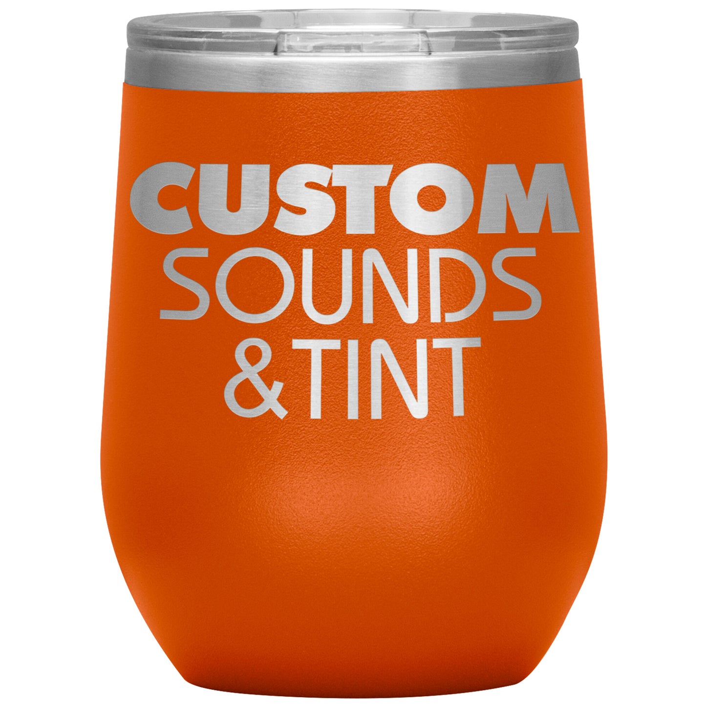 Custom Sounds & Tint-12oz Wine Insulated Tumbler