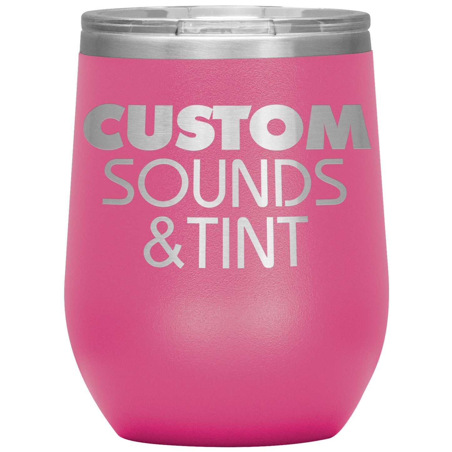 Custom Sounds & Tint-12oz Wine Insulated Tumbler