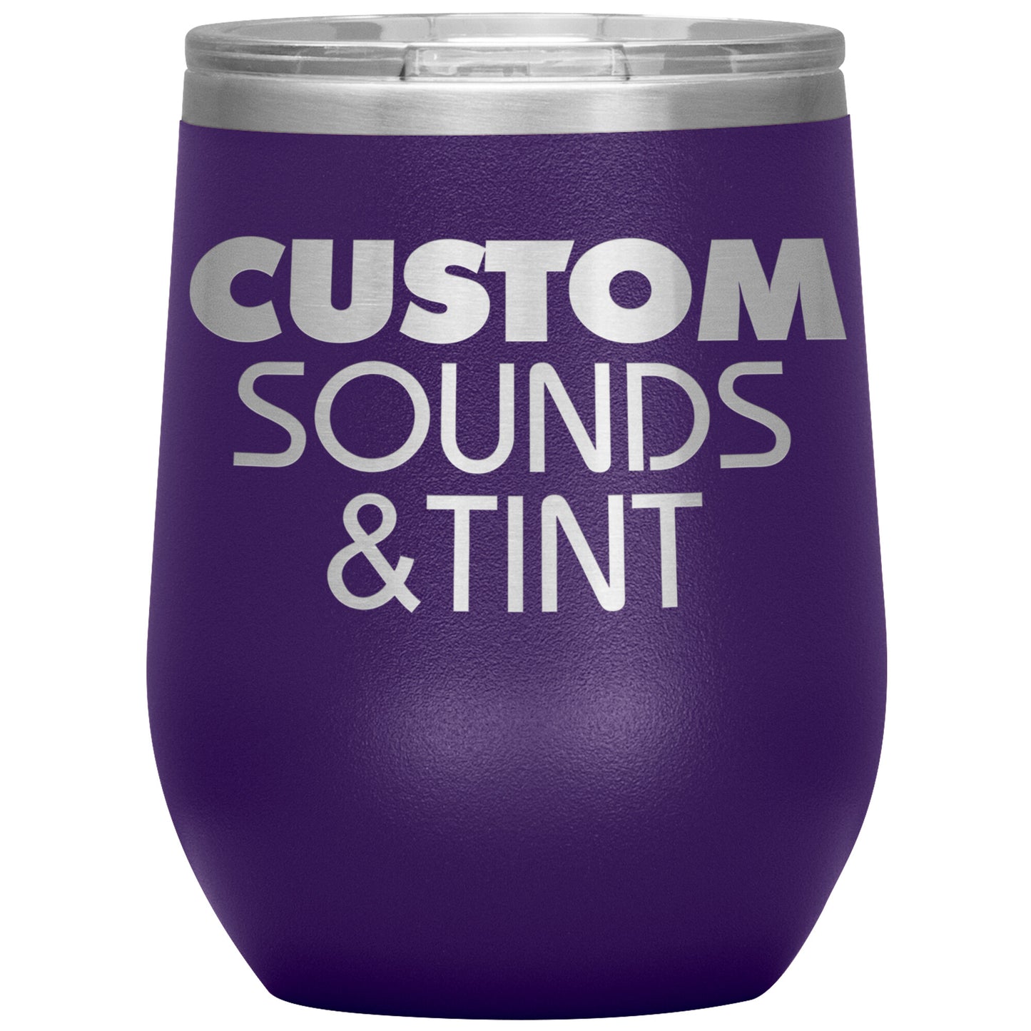 Custom Sounds & Tint-12oz Wine Insulated Tumbler