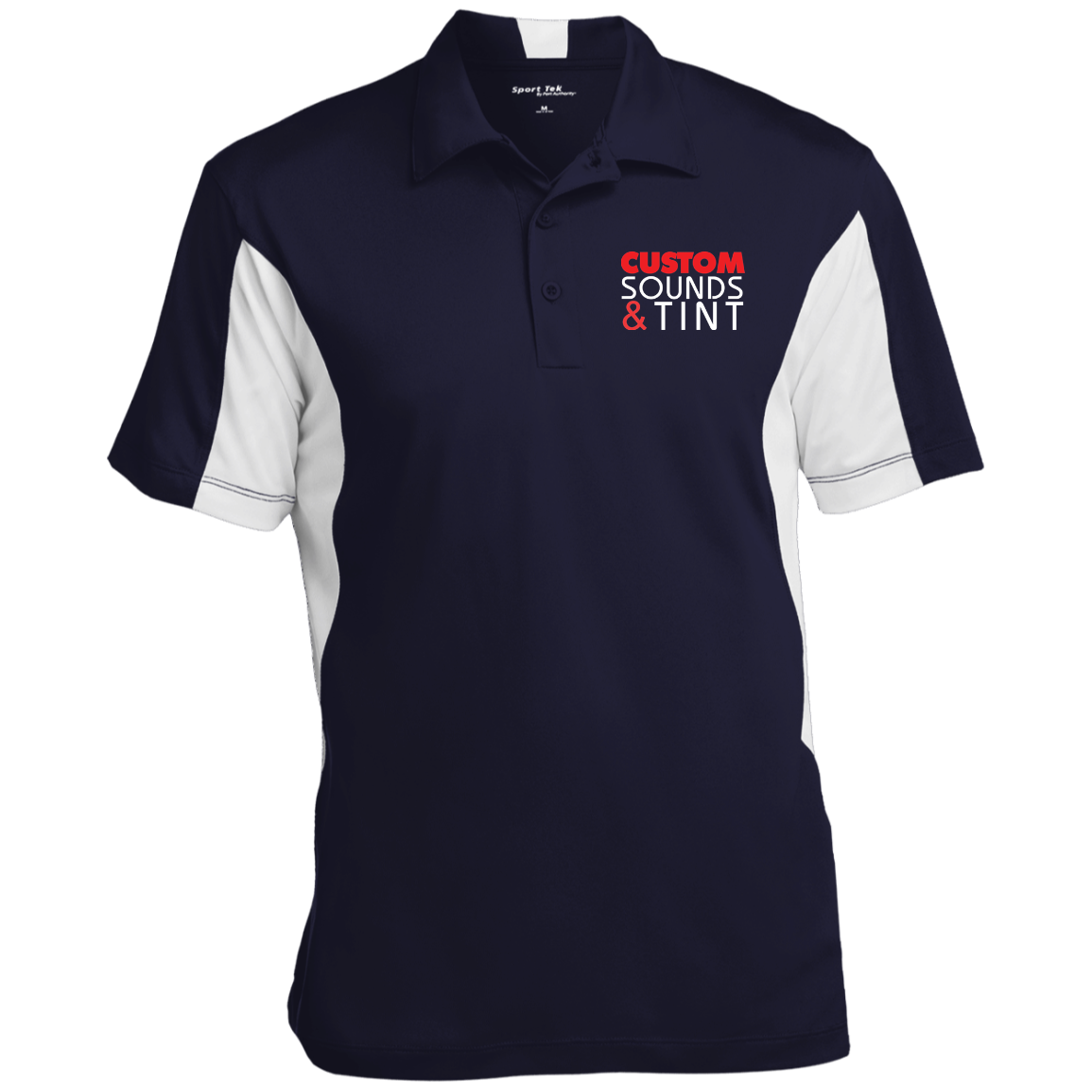 Custom Sounds & Tint-Men's Colorblock Performance Polo