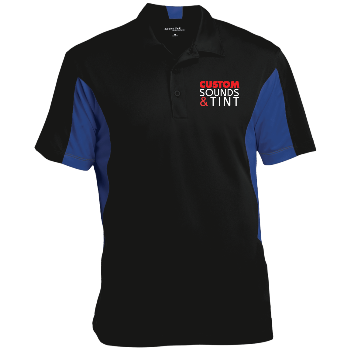 Custom Sounds & Tint-Men's Colorblock Performance Polo