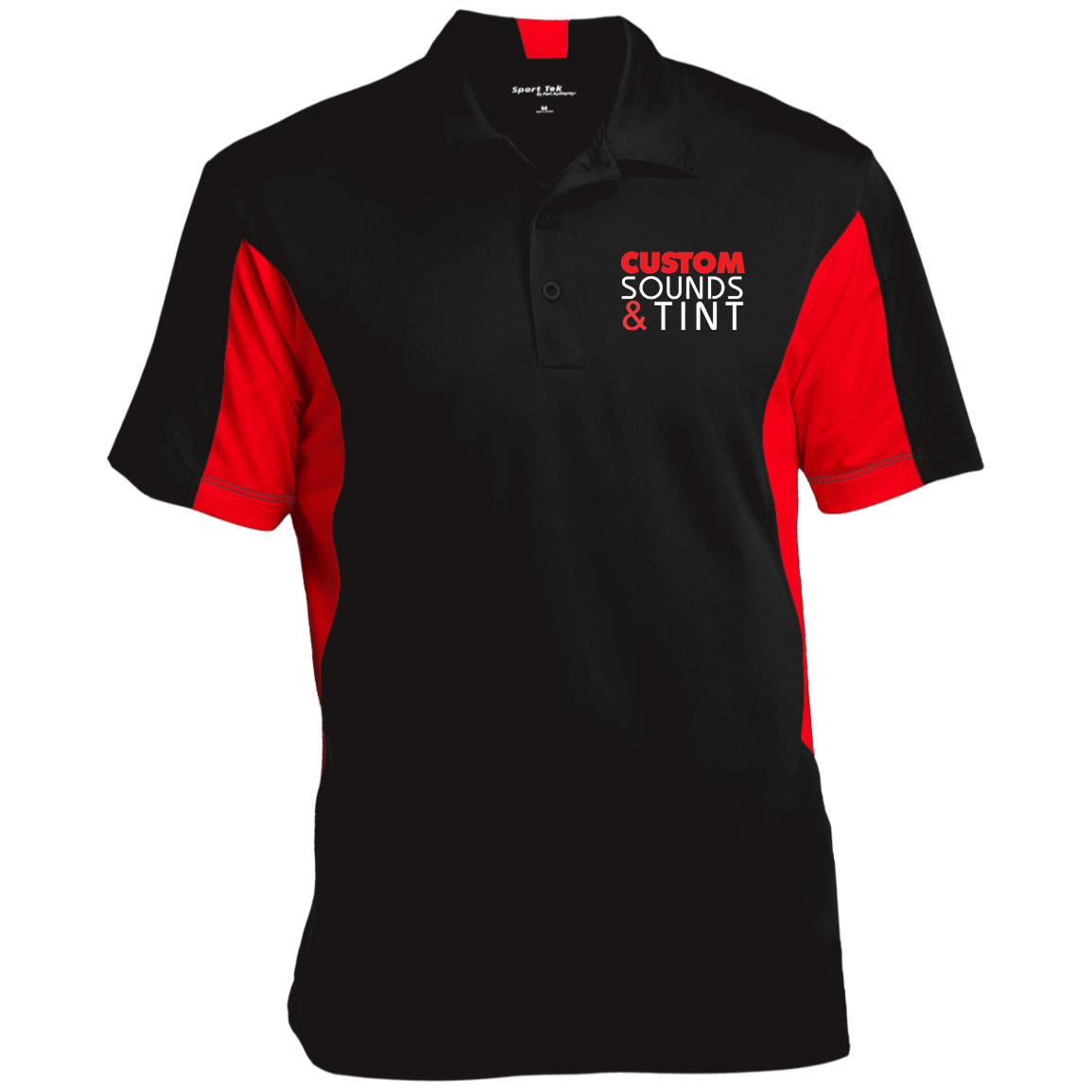 Custom Sounds & Tint-Men's Colorblock Performance Polo