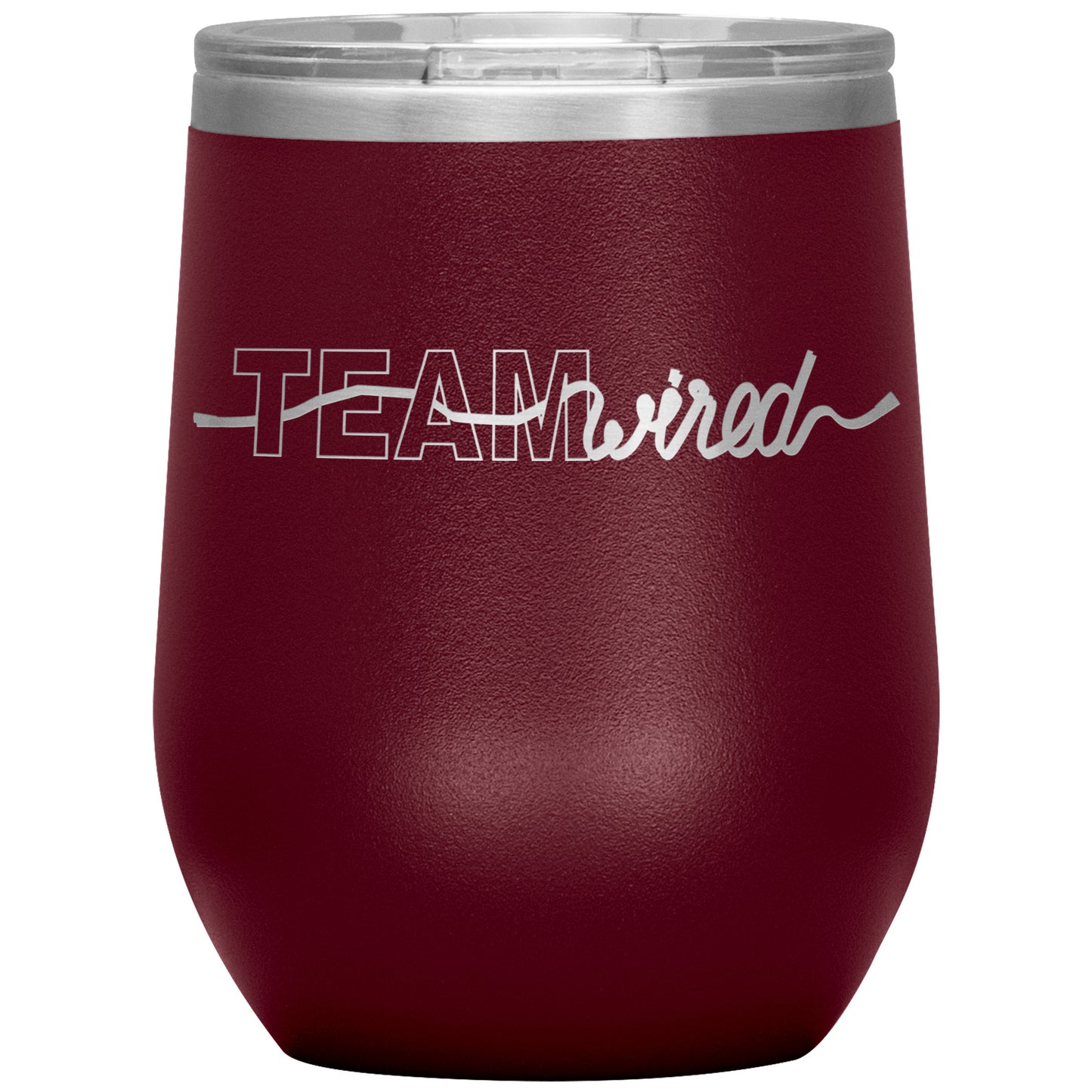 Team Wired-12oz Wine Insulated Tumbler