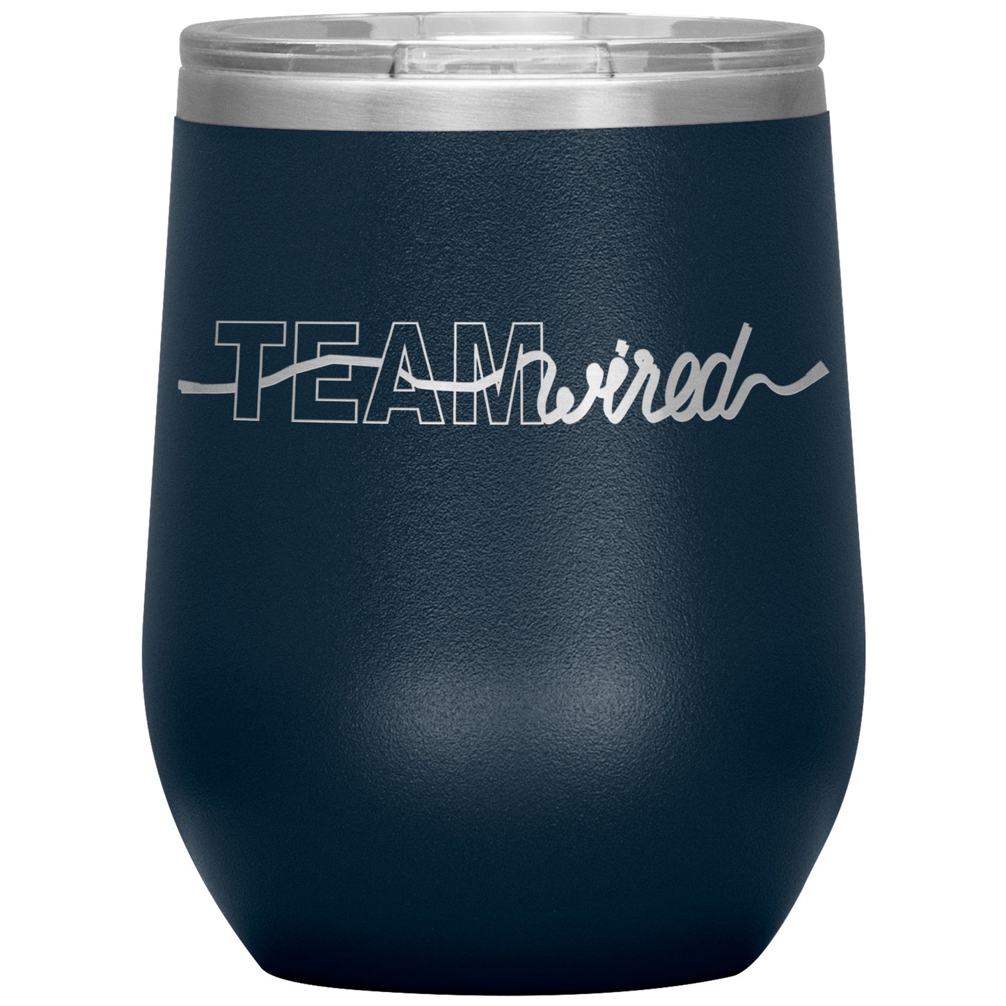 Team Wired-12oz Wine Insulated Tumbler