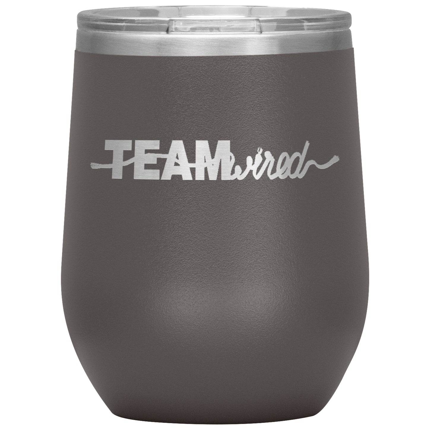 Team Wired-12oz Wine Insulated Tumbler