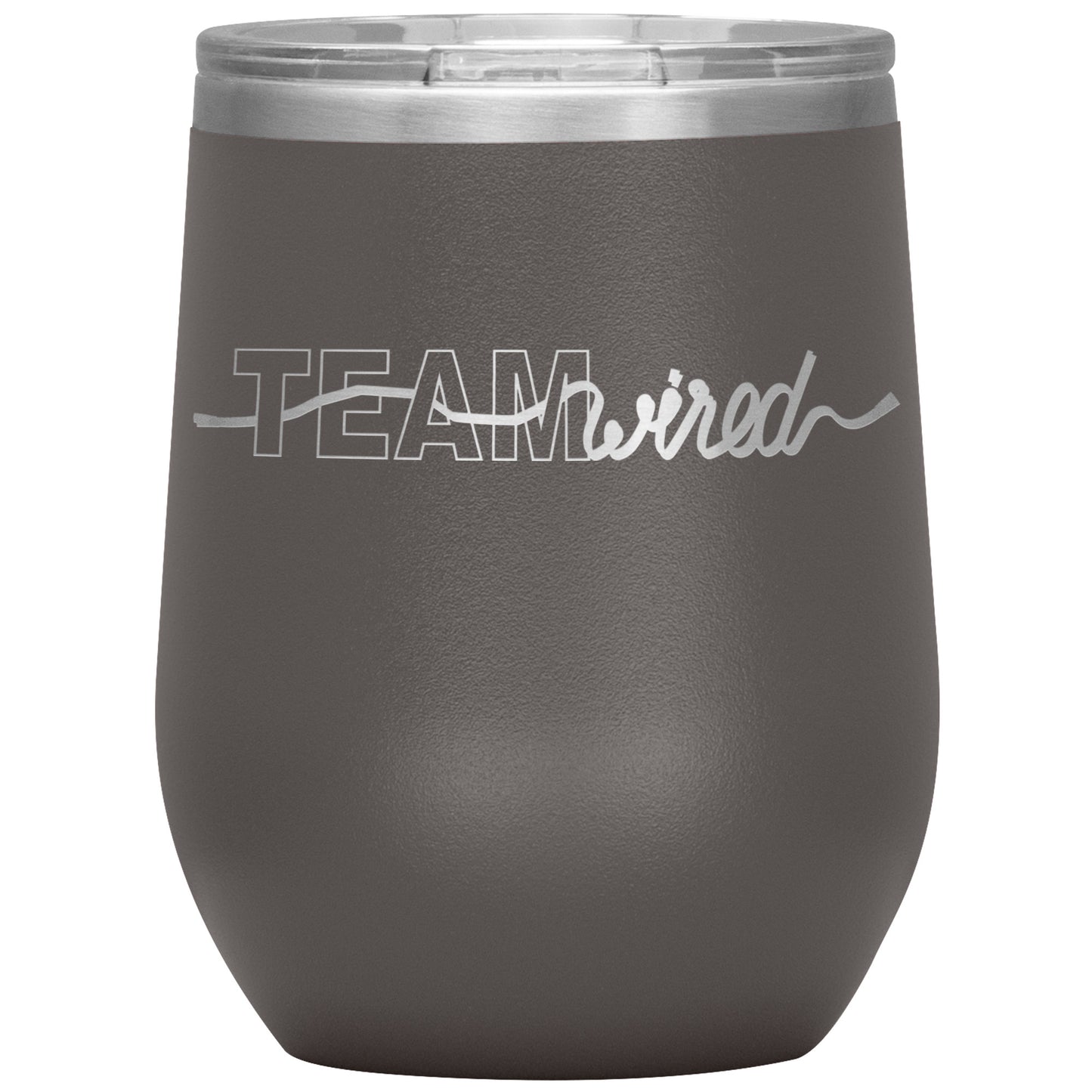 Team Wired-12oz Wine Insulated Tumbler