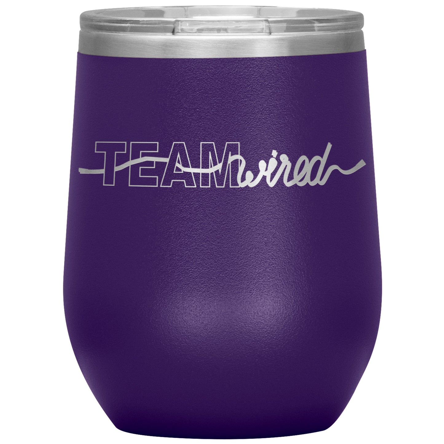 Team Wired-12oz Wine Insulated Tumbler