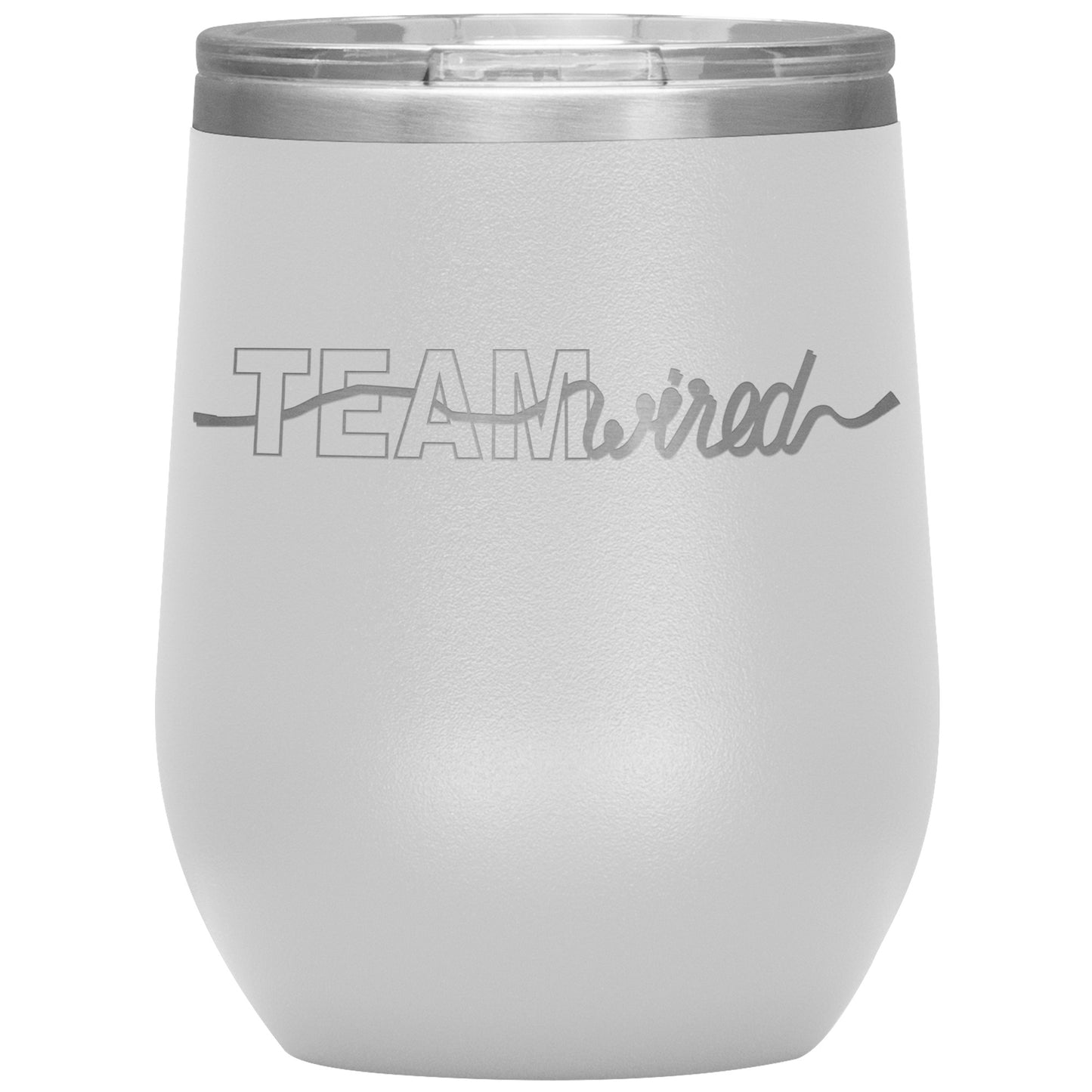 Team Wired-12oz Wine Insulated Tumbler