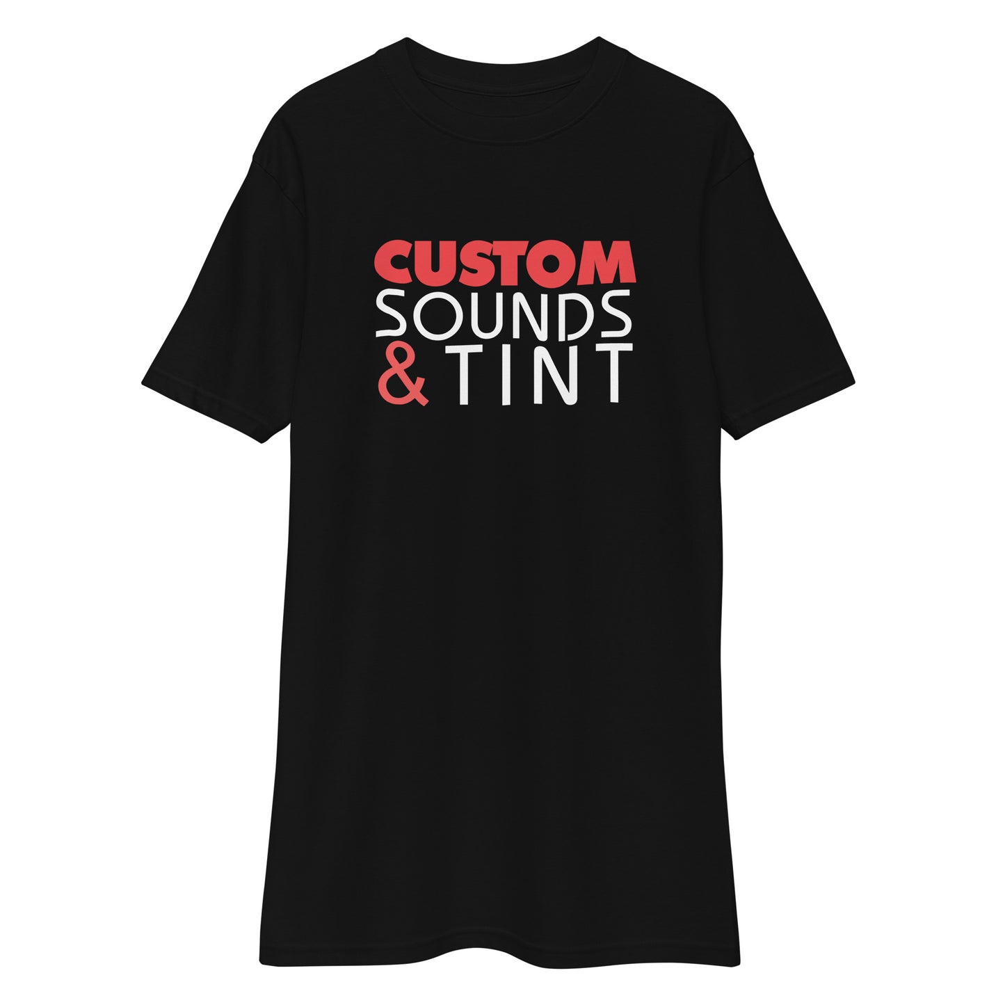Custom Sounds & Tint-Men’s premium heavyweight tee