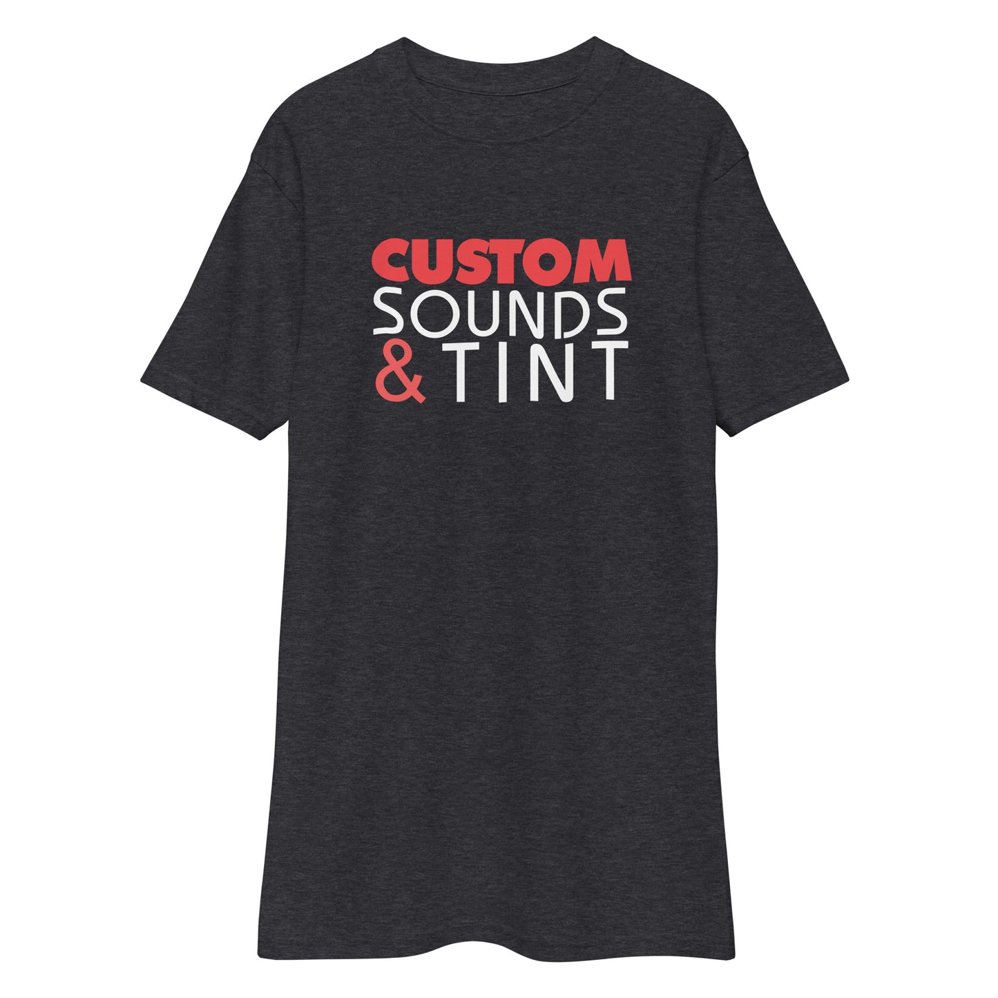 Custom Sounds & Tint-Men’s premium heavyweight tee