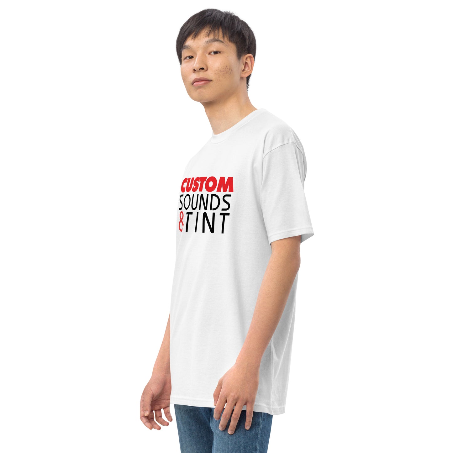 Custom Sounds & Tint-Men’s premium heavyweight tee