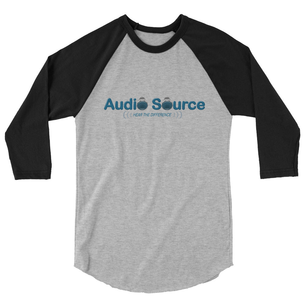 Audio Source-3/4 sleeve raglan shirt