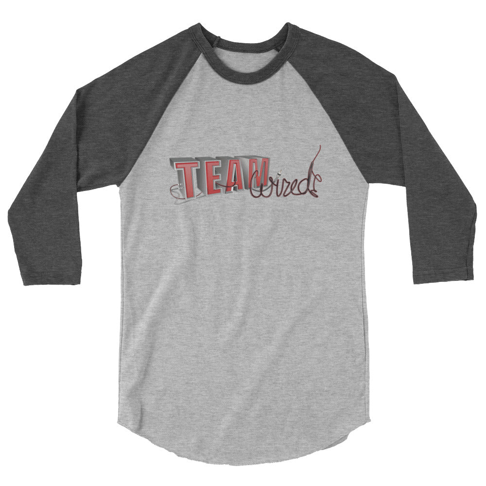 Team Wired-3/4 sleeve raglan shirt