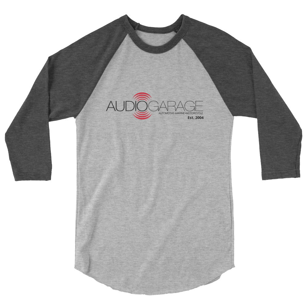 Audio Garage-3/4 sleeve raglan shirt
