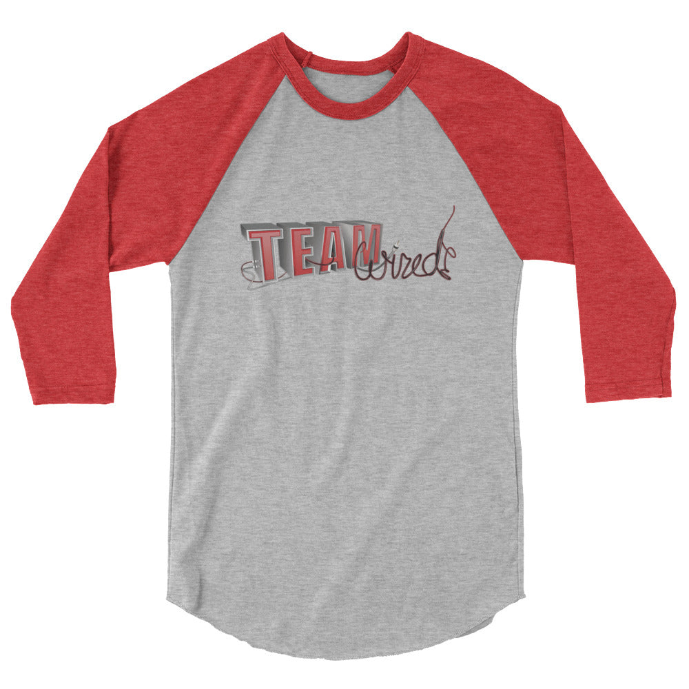 Team Wired-3/4 sleeve raglan shirt