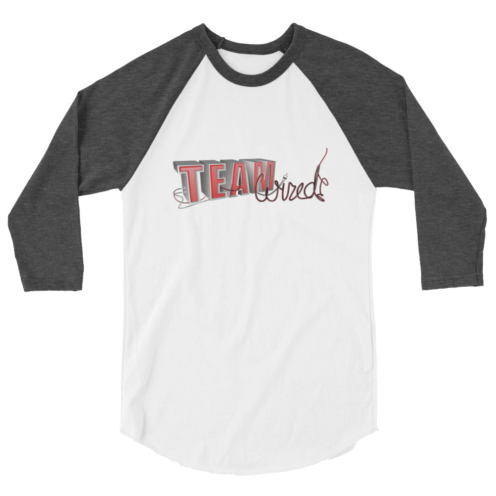 Team Wired-3/4 sleeve raglan shirt