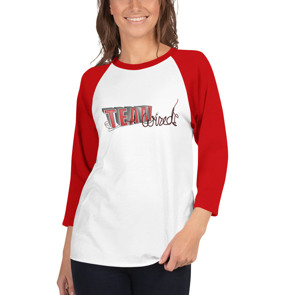 Team Wired-3/4 sleeve raglan shirt