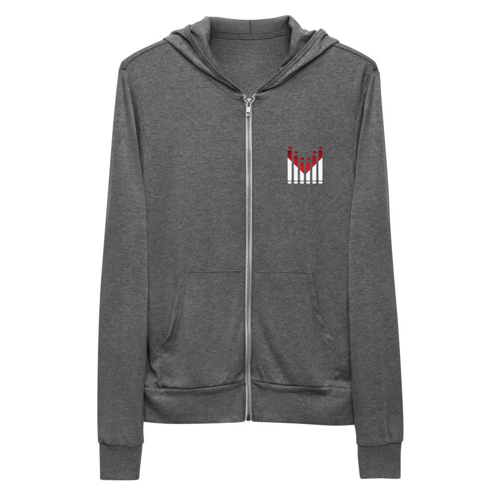 MESA-Unisex zip hoodie