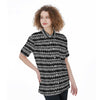 MESA-All-Over Print Women's Short Sleeve Shirt With Pocket