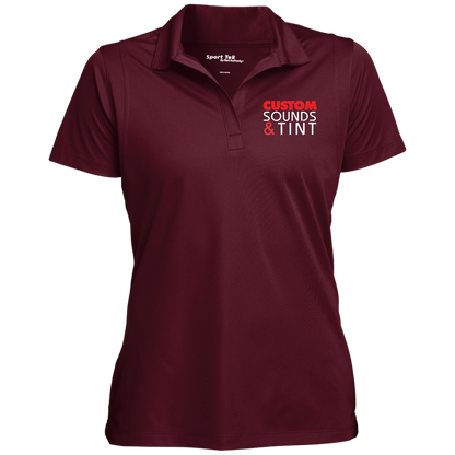 Custom Sounds & Tint-Ladies' Micropique Sport-Wick® Polo