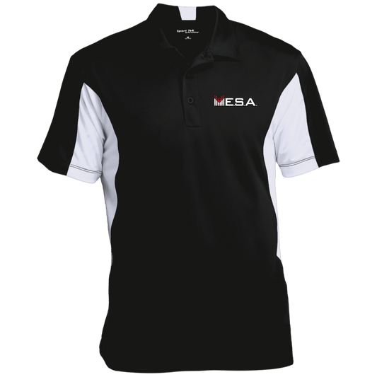 MESA-Men's Colorblock Performance Polo