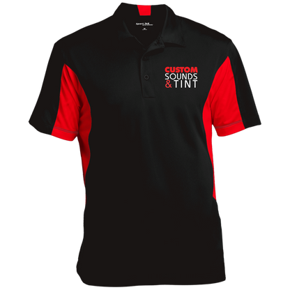 Custom Sounds & Tint-Men's Colorblock Performance Polo