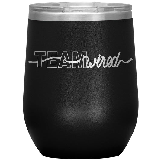 Team Wired-12oz Wine Insulated Tumbler