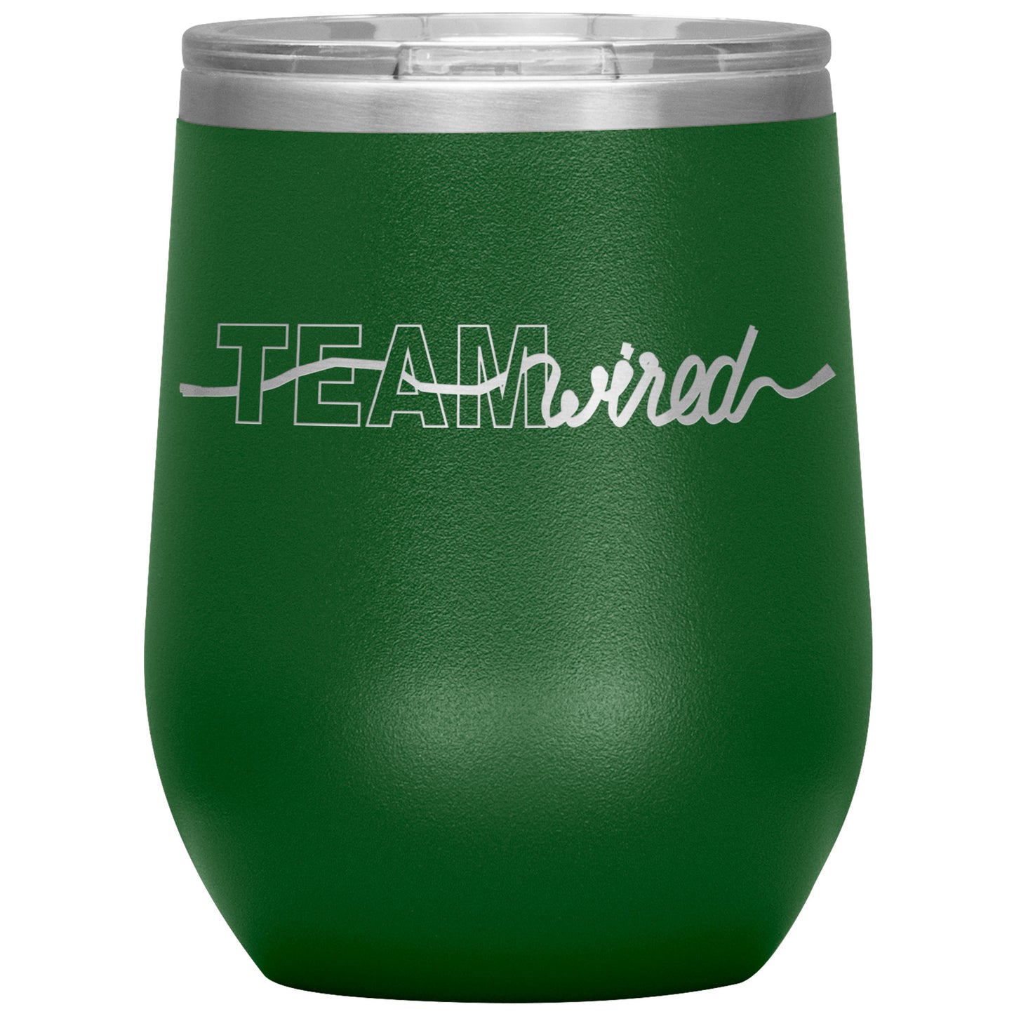 Team Wired-12oz Wine Insulated Tumbler