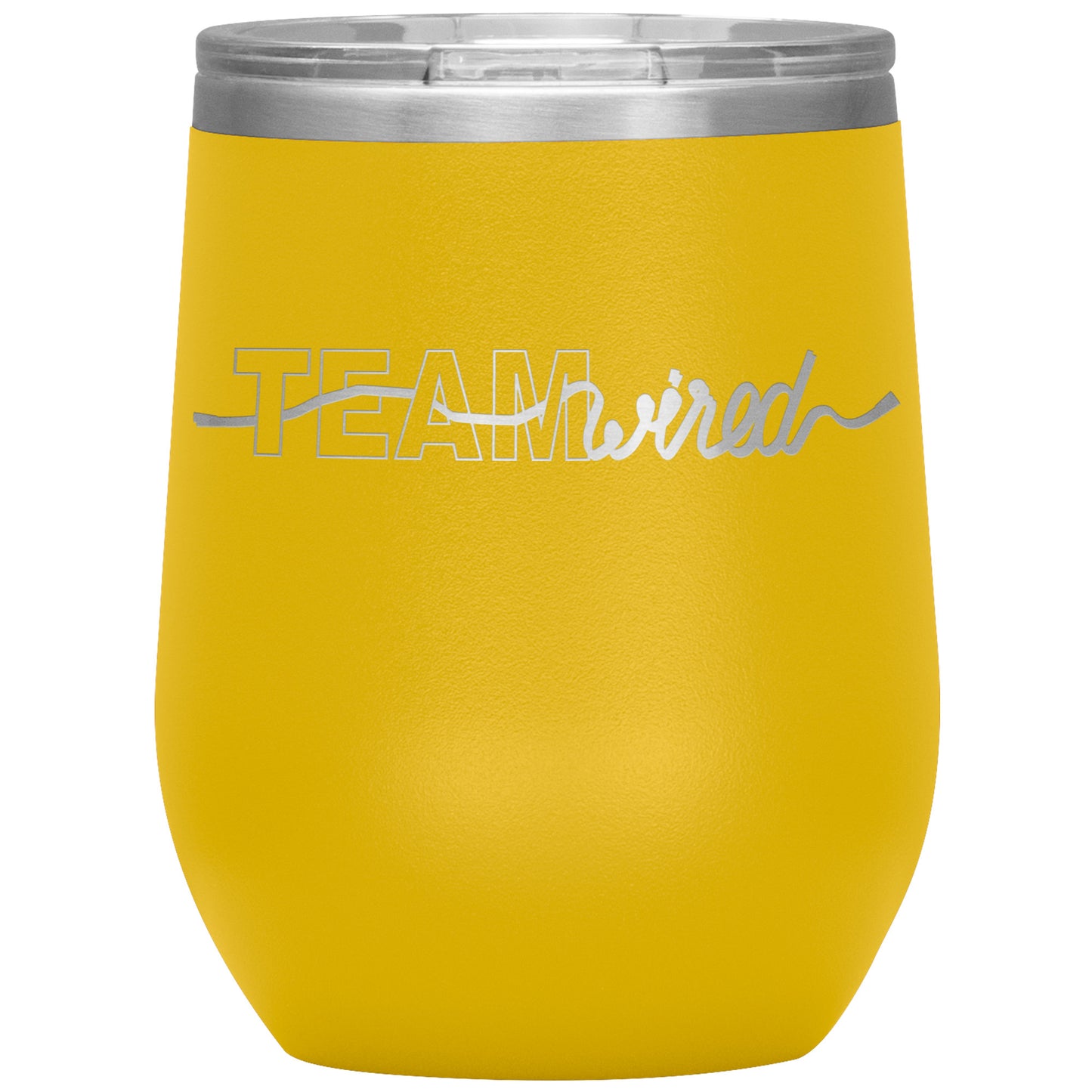 Team Wired-12oz Wine Insulated Tumbler