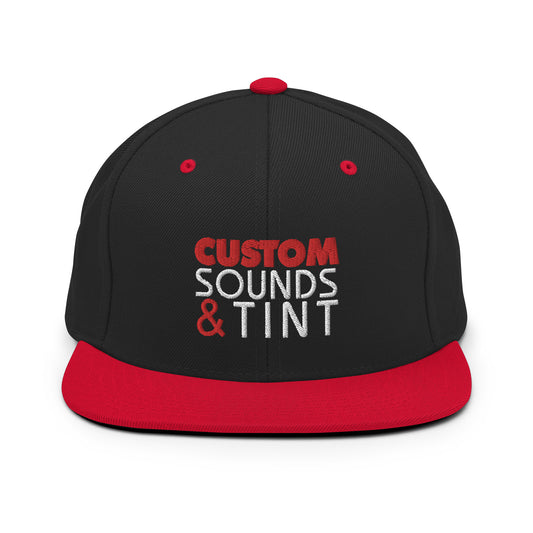 Custom Sounds & Tint-Snapback Hat