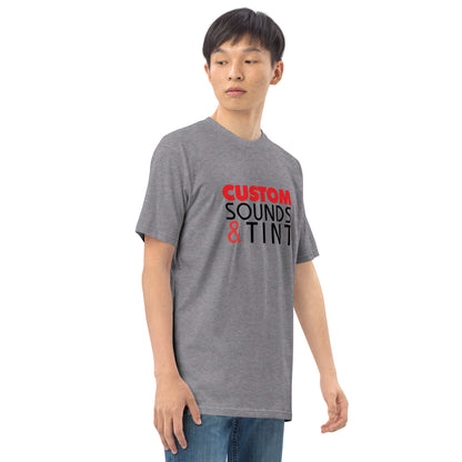 Custom Sounds & Tint-Men’s premium heavyweight tee