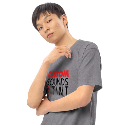 Custom Sounds & Tint-Men’s premium heavyweight tee