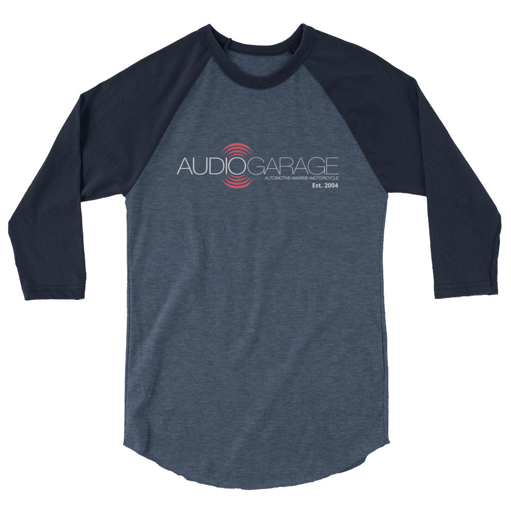 Audio Garage-3/4 sleeve raglan shirt