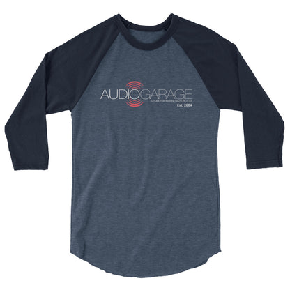 Audio Garage-3/4 sleeve raglan shirt