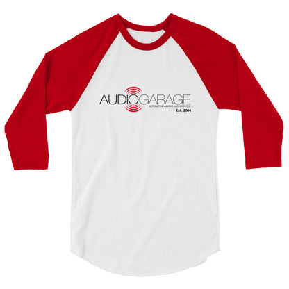 Audio Garage-3/4 sleeve raglan shirt