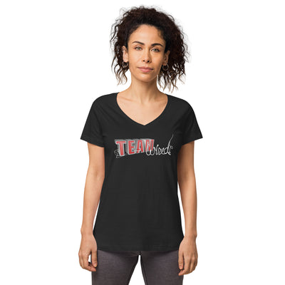 Team Wired-Women’s fitted v-neck t-shirt
